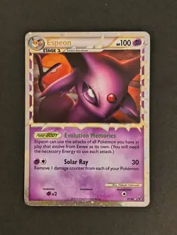 ESPEON PRIME 81/90 Undaunted HOLO RARE Pokemon TCG card VLP-NM - Image 3