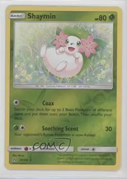 Shaymin Reverse Foil Pokémon Sun & Moon Ultra Prism #15 g6p - Image 1