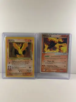 Moltres 12/62 HOLO Fossil 1999 Pokemon Card & Moltres EX Promo - Image 1