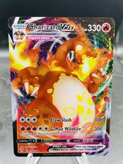 Pokemon Charizard VMAX 020/189 Darkness Ablaze Ultra Rare Full Art Holo NM - Image 3