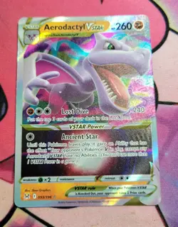 Aerodactyl Vstar ~ Pokemon Lost Origin ~ Full Art Holo 093/196 NM centered - Image 5