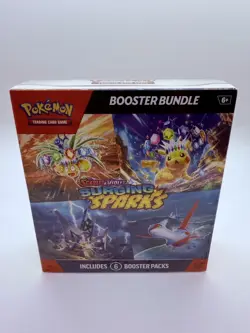 TCG: Pokemon Surging Sparks Booster Bundle Box (6 Packs) New Sealed Ready 2 Ship - Image 1