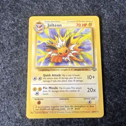 Pokémon Jolteon 20/64 Jungle Set Non-Holo Card WOTC Near Mint - Image 3