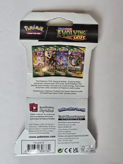 Evolving Skies Pokemon TCG Sleeved Booster Packs Complete Art Set (4 Packs) - Image 14
