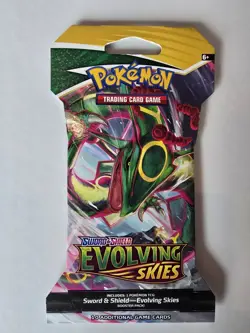 Evolving Skies Pokemon TCG Sleeved Booster Packs Complete Art Set (4 Packs) - Image 7