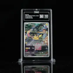 Pikachu 173/165 Pokemon Scarlet & Violet 151 Illustration Rare TAG 10 Gem Mint - Image 1