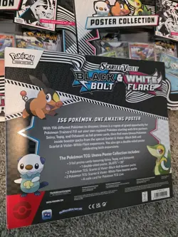 Lot of 5 - Pokemon Black Bolt And White Flare Unova Poster Collection - Sealed - Image 2