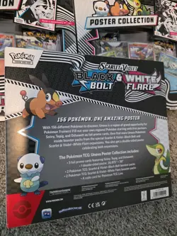 Lot of 5 - Pokemon Black Bolt And White Flare Unova Poster Collection - Sealed - Image 4