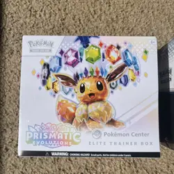 Pokemon Center Prismatic Evolutions Elite Trainer Box ETB - SEALED BRAND NEW - Image 1
