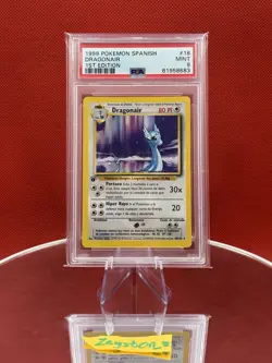 PSA 9 1999 Pokémon Dragonair 1st Edition Spanish Base Set #18 Mint WOTC - Image 1