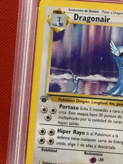 PSA 9 1999 Pokémon Dragonair 1st Edition Spanish Base Set #18 Mint WOTC - Image 3