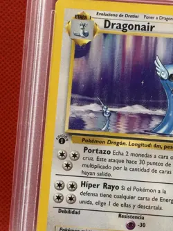 PSA 9 1999 Pokémon Dragonair 1st Edition Spanish Base Set #18 Mint WOTC - Image 9