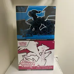 White Flare / Black Bolt Pokemon Center Elite Trainer Box (Exclusive) - IN HAND - Image 1