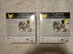 Brand New Pokémon Center 25th Anniversary Celebrations Elite Trainer Box x2 - Image 3