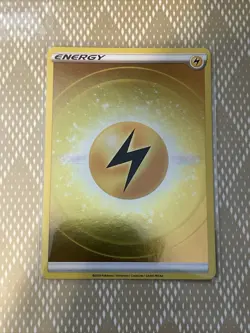 Pokemon TCG - Crown Zenith - Lightning Energy 155/159 Full Art -  NM - Image 1