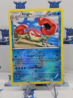 Pokemon XY Phantom Forces - Kingler 14/119 Reverse Holo NM - Image 3