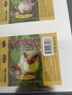 Pokémon Jungle Booster Pack Uncut Foil Sheet Australian Version - Image 2