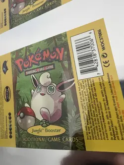 Pokémon Jungle Booster Pack Uncut Foil Sheet Australian Version - Image 9