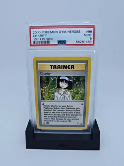 🔥PSA 9 Pokemon 2000 1st Edition Gym Heroes Charity Trainer Rare #99 - Image 3