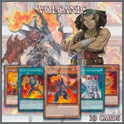 VOLCANIC DECK 33 | Rimfire Rocket Blaze Accelerator Doomfire Eruption YuGiOh - Image 2