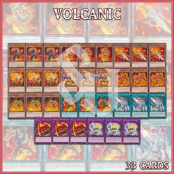 VOLCANIC DECK 33 | Rimfire Rocket Blaze Accelerator Doomfire Queen Shell YuGiOh - Image 2