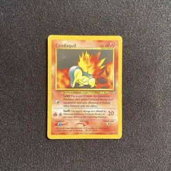 Cyndaquil 56/111 Neo Genesis 2000 Unlimited WOTC Vintage Pokémon Card - Image 1