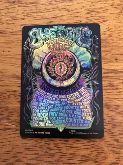 Mtg - The One Ring - FOIL - Boarderless - Promo - Artist Alter - Image 1