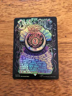 Mtg - The One Ring - FOIL - Boarderless - Promo - Artist Alter - Image 2