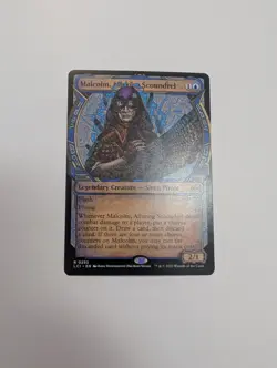 MTG - Malcolm,  Alluring Scoundrel (Showcase Foil)- The LC of Ixalan NM/M Cond - Image 1