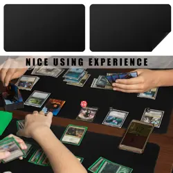 4 Pcs Card Game Mats 24 x 14 Inch Playmat Table Smooth Playing Card Mat for T... - Image 5