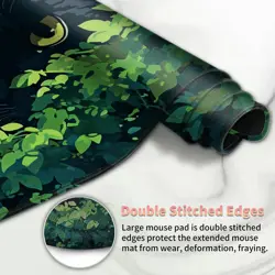 Playmat for MTG, Card Game Mat Non-Slip Rubber Base and Stitched, 24 x 14 inc... - Image 5