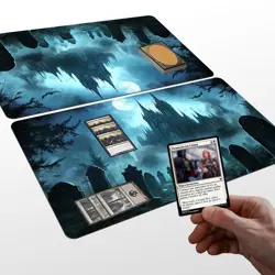 Card Game Playmat for MTG & TCG, 24x14 inch Non-Slip Magic Playmat, Durable R... - Image 6