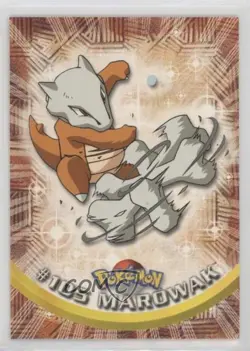Marowak Italian Topps Pokemon TV Animation Edition Series 2 #105 2000 04qn - Image 1