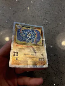 Pokemon Legendary Collection Machamp 15/110 Reverse Holo Rare - Image 4