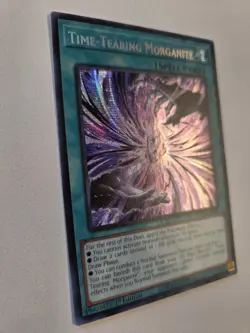 Time-Tearing Morganite MP24-EN088 Prismatic Secret Rare Yugioh 1st Edition Mint - Image 2