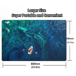 MTG Playmat, Game Play Mat for MTG TCG 24 x 14 inches Trading Card Inked Game... - Image 3