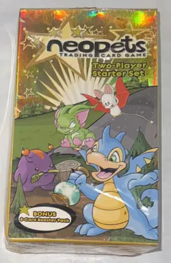 Neopets TCG Two Player Starter Set + 8 Card Booster Pack Sealed - Image 1
