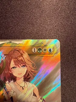 Yuna Grand Summoner JAPANESE Borderless Surge Foil NM FINAL FANTASY MTG - Image 4