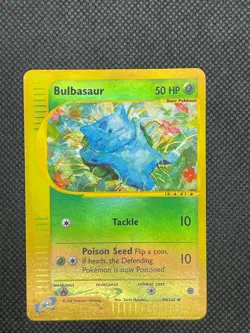 Bulbasaur 94/165 Reverse Holo Expedition Vintage E-Reader Series Pokemon Card MP - Image 1