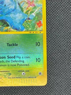 Bulbasaur 94/165 Reverse Holo Expedition Vintage E-Reader Series Pokemon Card MP - Image 6