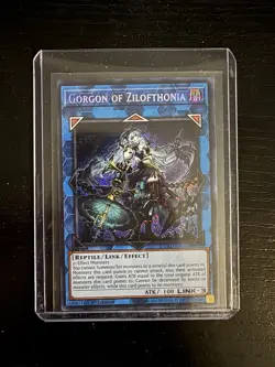 Yugioh Gorgon of Zilofthonia DUAD-EN050 Secret Rare 1st Ed Near Mint - Image 1