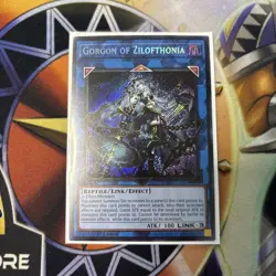 Yugioh Gorgon of Zilofthonia DUAD-EN050 Secret Rare 1st Ed Near Mint - Image 1