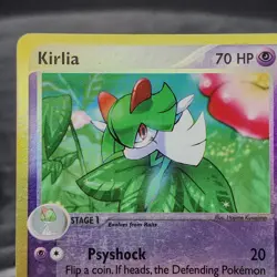 Kirlia 40/100 Rev Holo ex Sandstorm Pokemon TCG Psychic English Single Card - Image 6