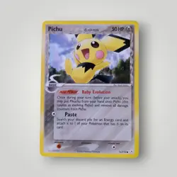 Pokemon Card Pichu (76/110) (Delta Species) Holon Phantoms Common Non-Foil - Image 1