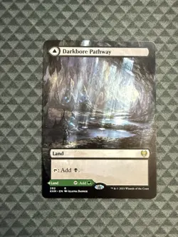 MTG Darkbore Pathway #292 Borderless Rare Kaldheim (KHM)  - Image 1