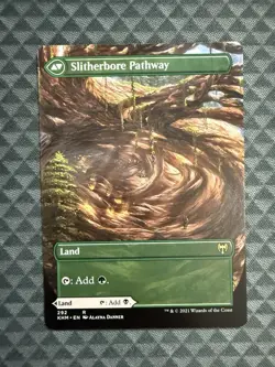MTG Darkbore Pathway #292 Borderless Rare Kaldheim (KHM)  - Image 3