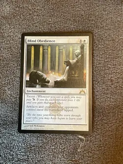 MTG Single NM BLIND OBEDIENCE Gatecrash - Image 1