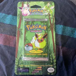 Pokemon Flareon Jungle Booster Blister Pack SEALED 1999 - Image 1