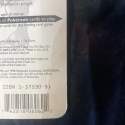 Pokemon Flareon Jungle Booster Blister Pack SEALED 1999 - Image 4