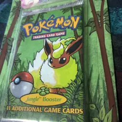 Pokemon Flareon Jungle Booster Blister Pack SEALED 1999 - Image 5